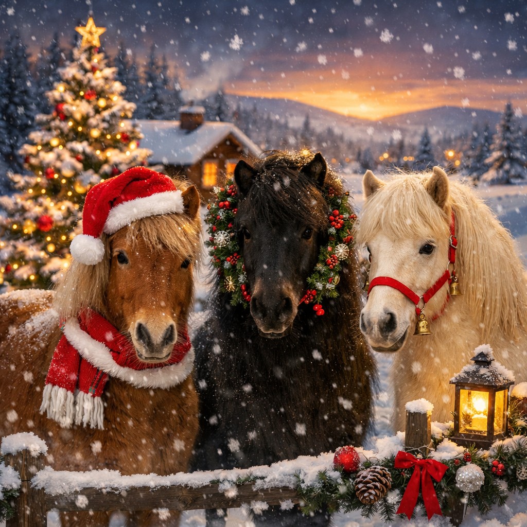 Islandpferde Weihnachten 2025